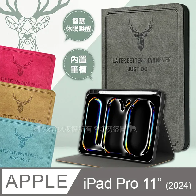 二代筆槽版 VXTRA 2024 iPad Air 13吋 北歐鹿紋平板立架皮套 保護套 歷史價格詳細信息