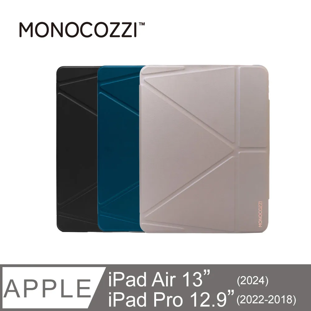 MONOCOZZI iPad Air 10.9/11透明背板皮革保護套-海軍藍 歷史價格詳細信息