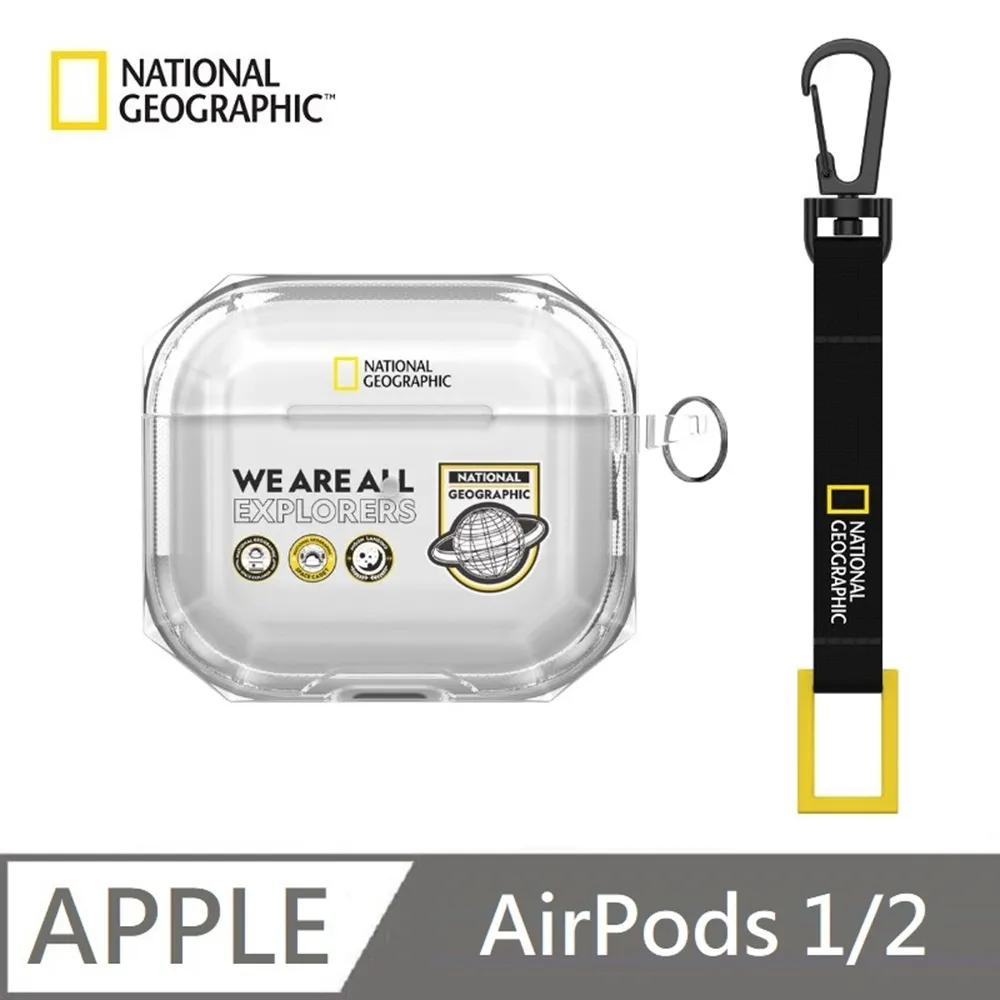 【National Geographic 】 國家地理 Wappen 透明 耳機保護殼 適用 AirPods 1 & 2 - 山脈 歷史價格詳細信息