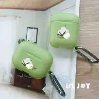 INJOYmall for AirPods 山茶花開時 保護套 TPU收納盒 附掛勾 歷史價格詳細信息