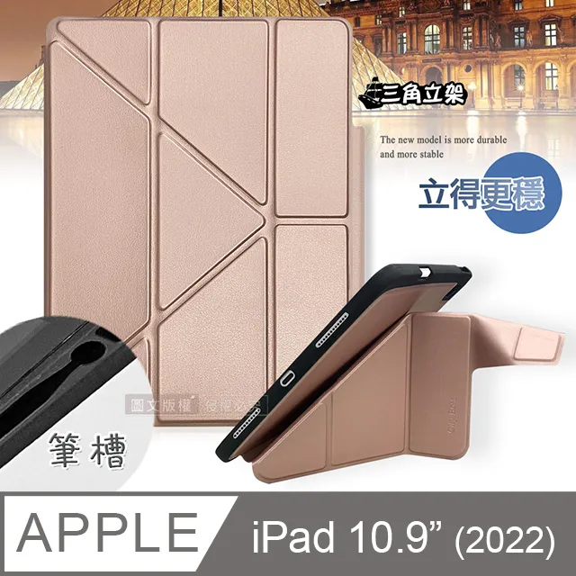 iPad 10 2022 10.9吋 三折TPU透明帶筆槽平板保護套 (PA261) 歷史價格詳細信息