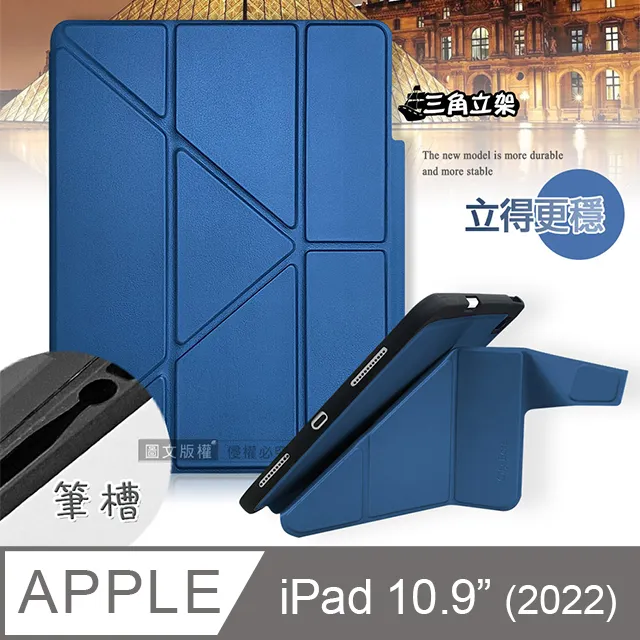 iPad 10 2022 10.9吋 三折TPU透明帶筆槽平板保護套 (PA261) 歷史價格詳細信息
