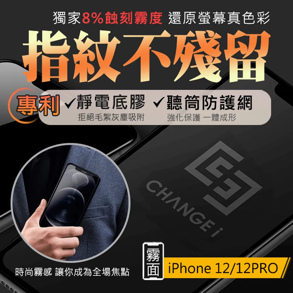 CHANGEi 防塵網系列 iPhone霧面隱形指紋玻璃貼 13/13PRO適用 歷史價格詳細信息