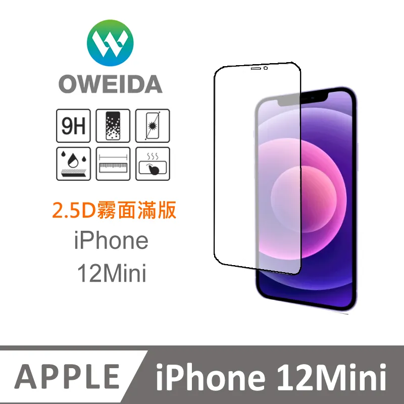 Oweida iPhone 12 mini 電競霧面防窺 滿版鋼化玻璃貼 保護貼 歷史價格詳細信息