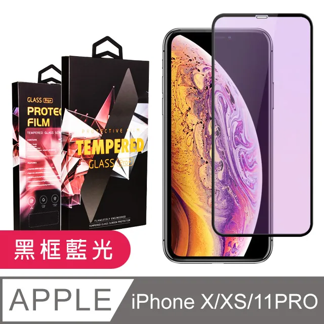 iPhone X/XS 藍紫光 手機鋼化膜保護貼 歷史價格詳細信息