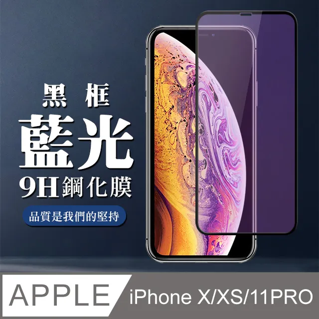iPhone X/XS 藍紫光 手機鋼化膜保護貼 歷史價格詳細信息
