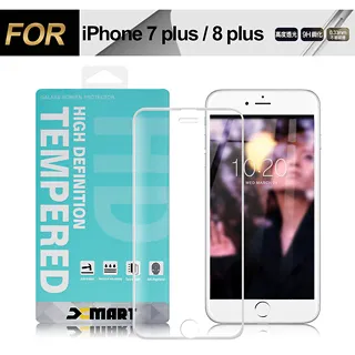 Xmart for iPhone 7 /iPhone 8 /iPhone 6s 高透光2.5D滿版9H玻璃保護貼-黑2入 歷史價格詳細信息