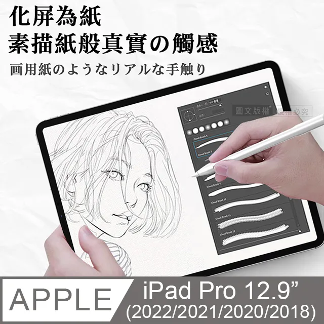 iPad Pro 12.9 (2022-2018)｜可拆式、肯特紙｜日本 ELECOM 擬紙感保護貼類紙膜 喵之隅 歷史價格詳細信息