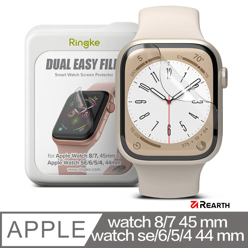 Rearth Apple Watch S4/5/6/SE 40mm 抗衝擊螢幕保護貼(三片裝) 歷史價格詳細信息