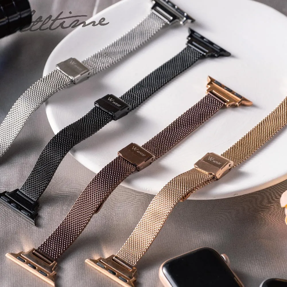 【完全計時】錶帶館｜細版 輕奢華風陶瓷 Apple watch通用錶帶【全系列】 歷史價格詳細信息