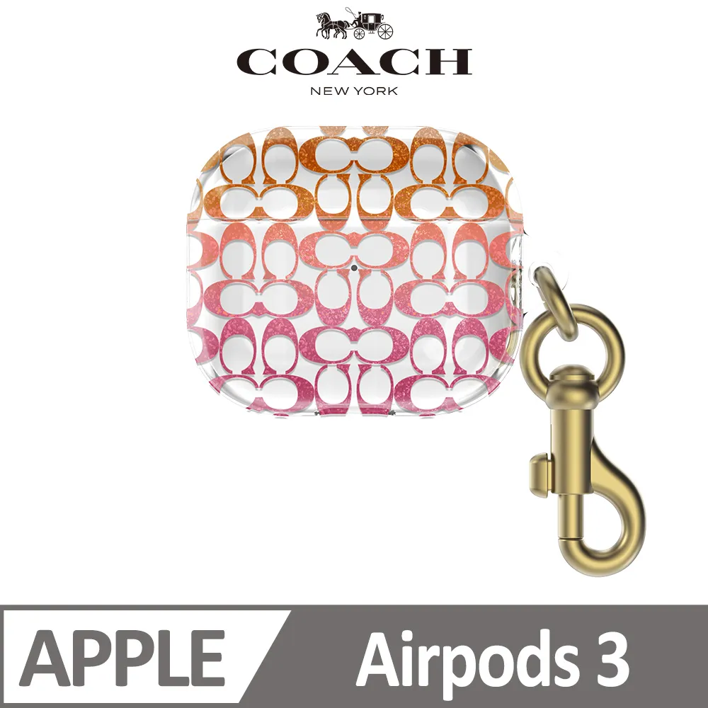 【COACH】AirPods 3 精品保護套 經典大C粉紅 價格比較,價格查詢,歷史價格詳細信息