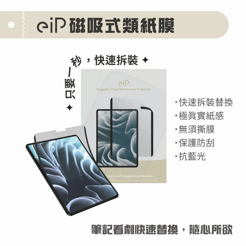 【eiP】iPad磁吸式類紙膜 iPad 7/8/9 10.2吋(高級日本紙質 保護膜 肯特紙 保護貼) 歷史價格詳細信息
