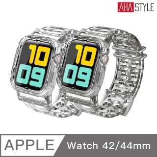 AHAStyle Apple Watch 莫蘭迪色 撞色細錶帶 蘋果錶帶 休閒錶帶S1~S8、SE 42/44/45mm 歷史價格詳細信息