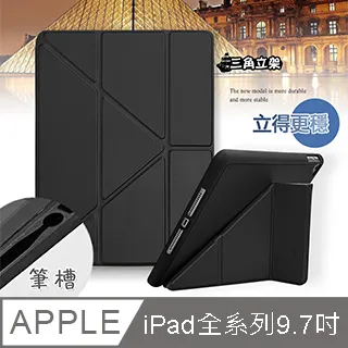 CITY都會風 iPad 2018/iPad Air/Air 2/Pro 9.7吋共用 三折Y折立架皮套(經典霧紅) 歷史價格詳細信息