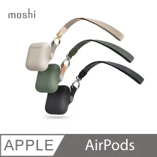 Moshi Pebbo for AirPods 藍牙耳機充電盒保護套 (1,2代通用)(附可拆式腕帶) 歷史價格詳細信息