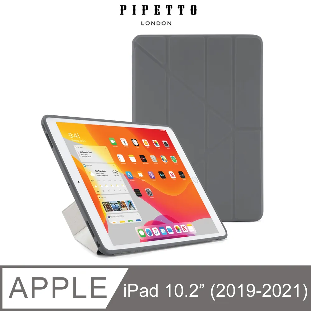 iPad 10.2 2019 多功能插卡帶筆槽磁扣平板皮套 平板保護套 (PA223) 黑 歷史價格詳細信息