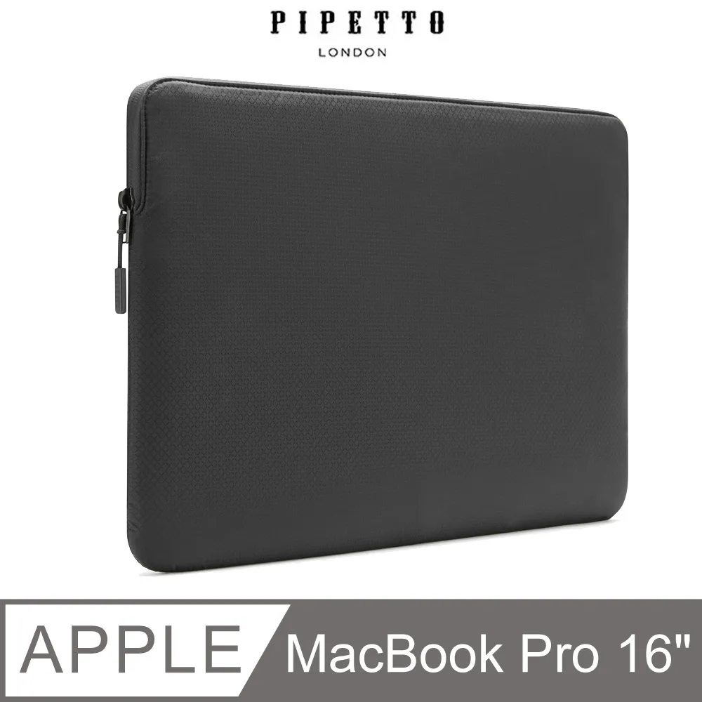PIPETTO MacBook 16/15吋 Ultra Lite Sleeve 鑽石紋防撕裂布電腦包-黑色 歷史價格詳細信息
