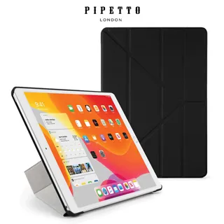 Pipetto iPad 10.2吋 (2019-2021) Origami TPU 多角度多功能保護套-黑色/透明背蓋 歷史價格詳細信息