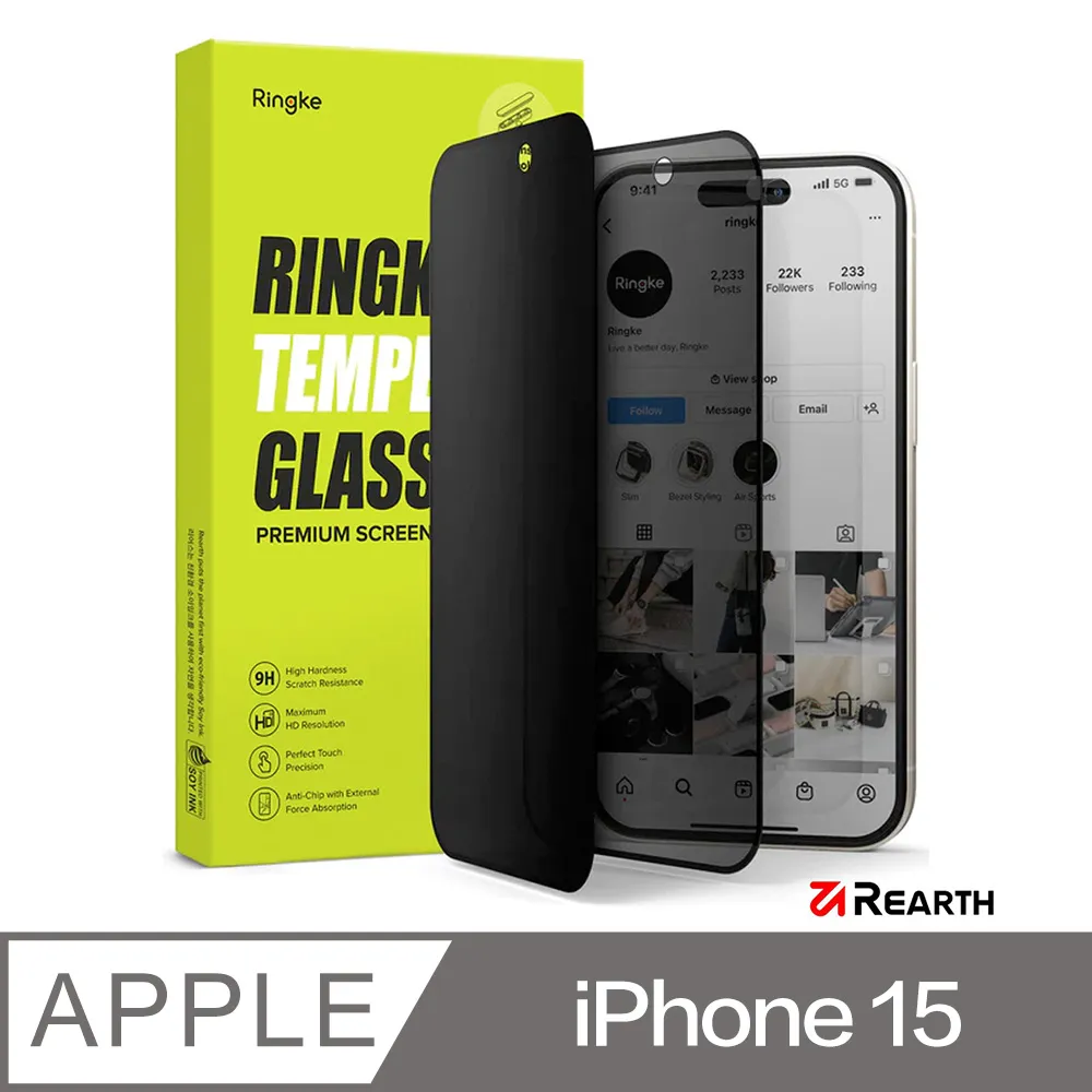 Rearth Apple iPhone 15 Plus 強化玻璃螢幕保護貼 歷史價格詳細信息