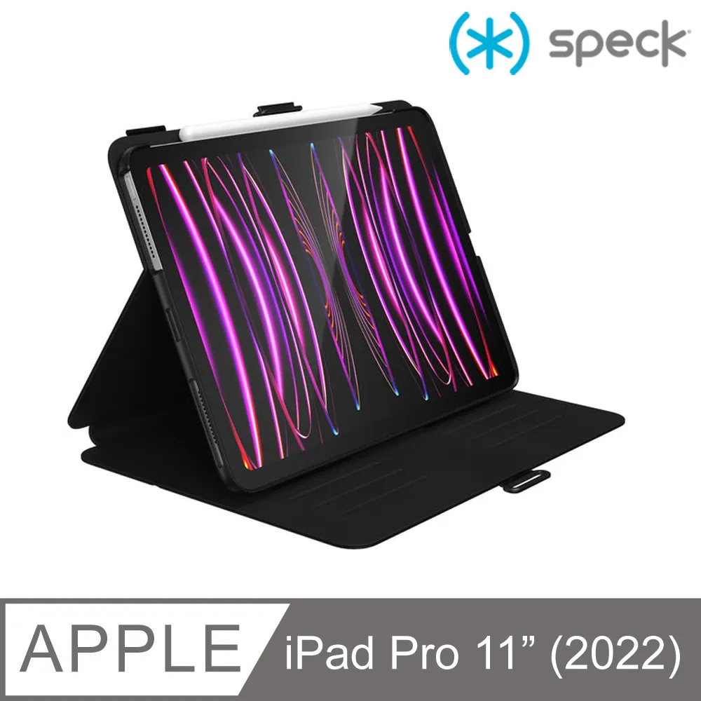 Speck iPad Pro 11 (2024) Balance Folio 多角度防摔側翻皮套, 黑色 歷史價格詳細信息