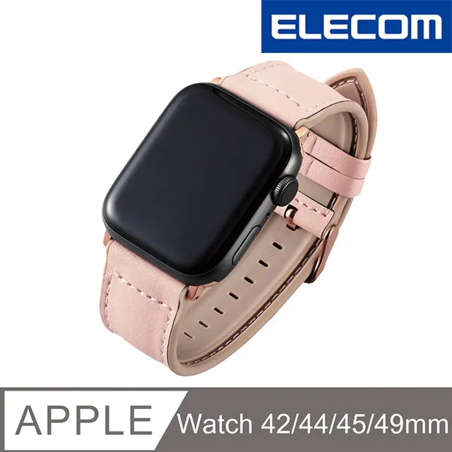 ELECOM 純素皮革錶帶Apple Watch 44/42mm 藍 歷史價格詳細信息