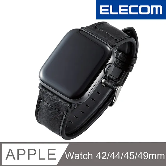 ELECOM 純素皮革錶帶Apple Watch 44/42mm 藍 歷史價格詳細信息