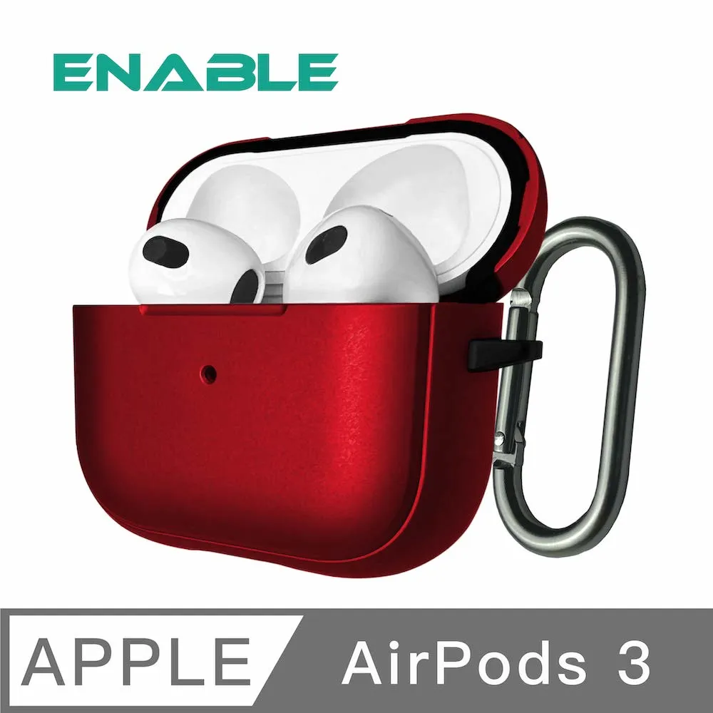 ENABLE For AirPods 防塵抗污 充電盒保護套-鈦灰 (附金屬防丟吊環) 歷史價格詳細信息