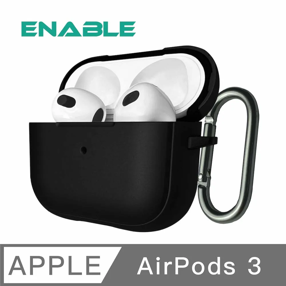 ENABLE For AirPods 防塵抗污 充電盒保護套-鈦灰 (附金屬防丟吊環) 歷史價格詳細信息