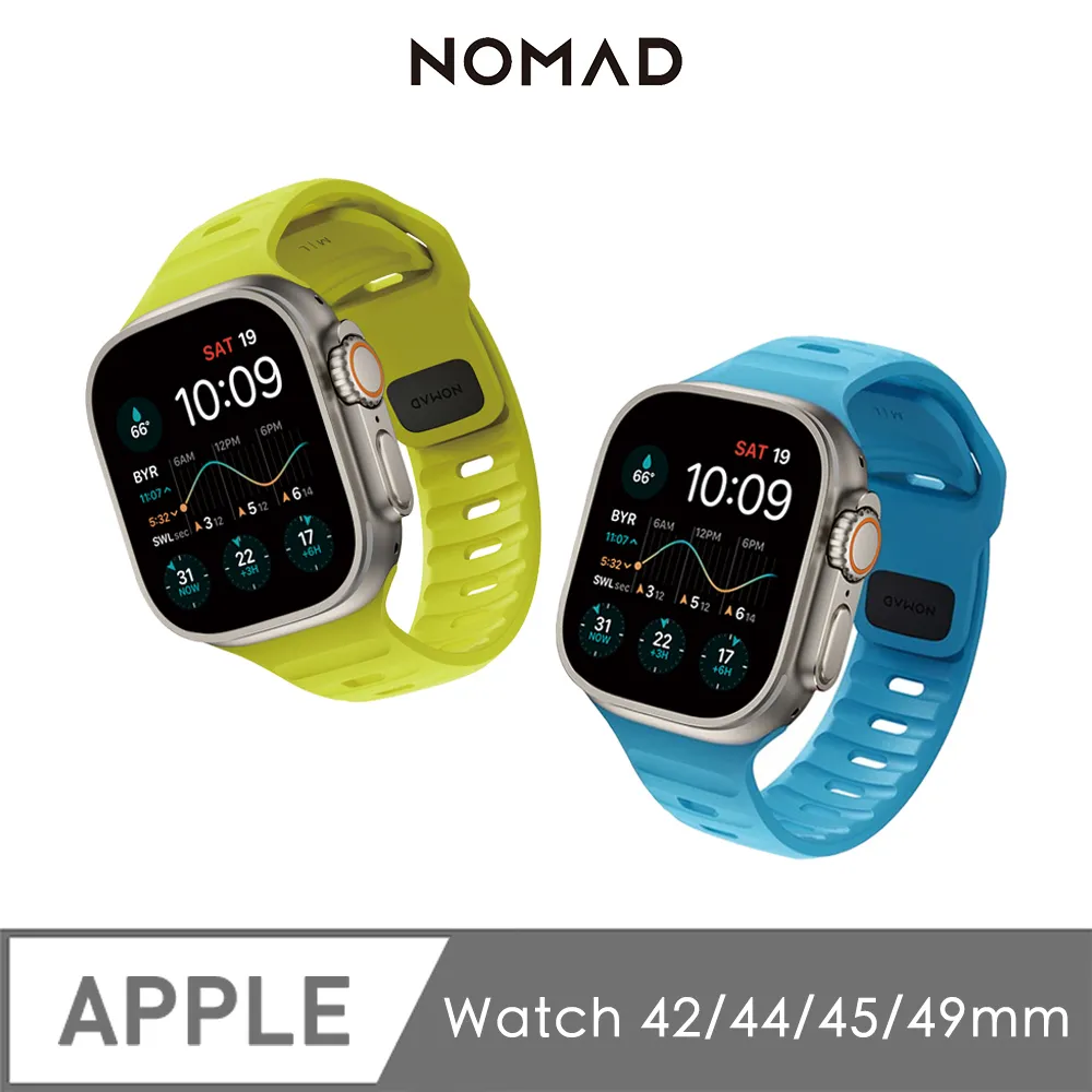 美國 NOMAD APPLE WATCH 專用高性能橡膠質感錶帶-42/44mm (銀) 歷史價格詳細信息
