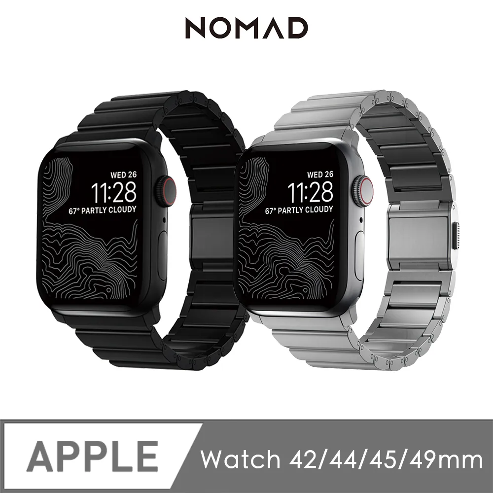 NOMAD 全球限量 Apple Watch 鈦金屬錶帶2021新款-44/42mm (黑) 歷史價格詳細信息