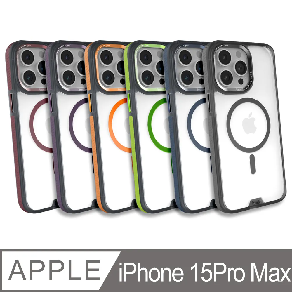 hoda iPhone 15 Pro Max MagSafe 柔石軍規防摔保護殼 歷史價格詳細信息