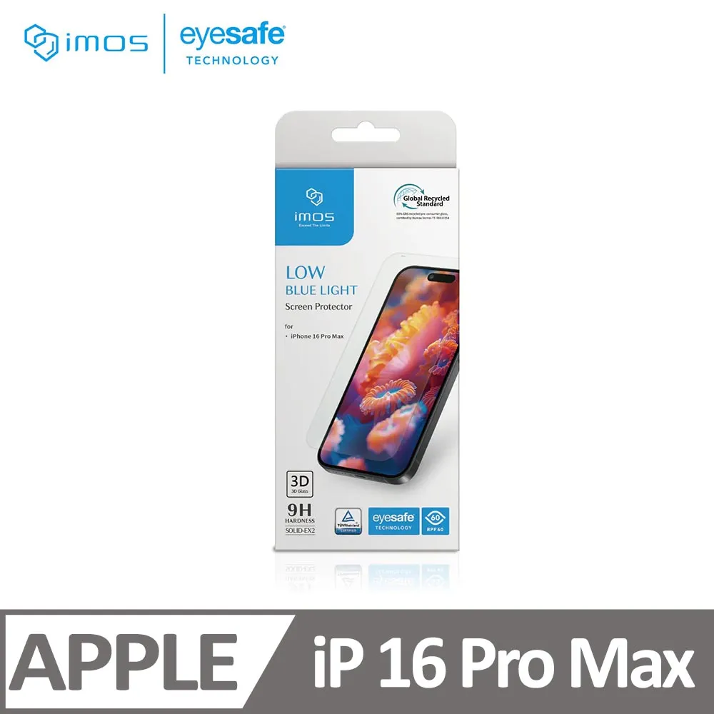 imos 3D德國萊因 認證 低藍光 螢幕貼 玻璃貼 保護貼 iPhone 16 Pro Max 歷史價格詳細信息
