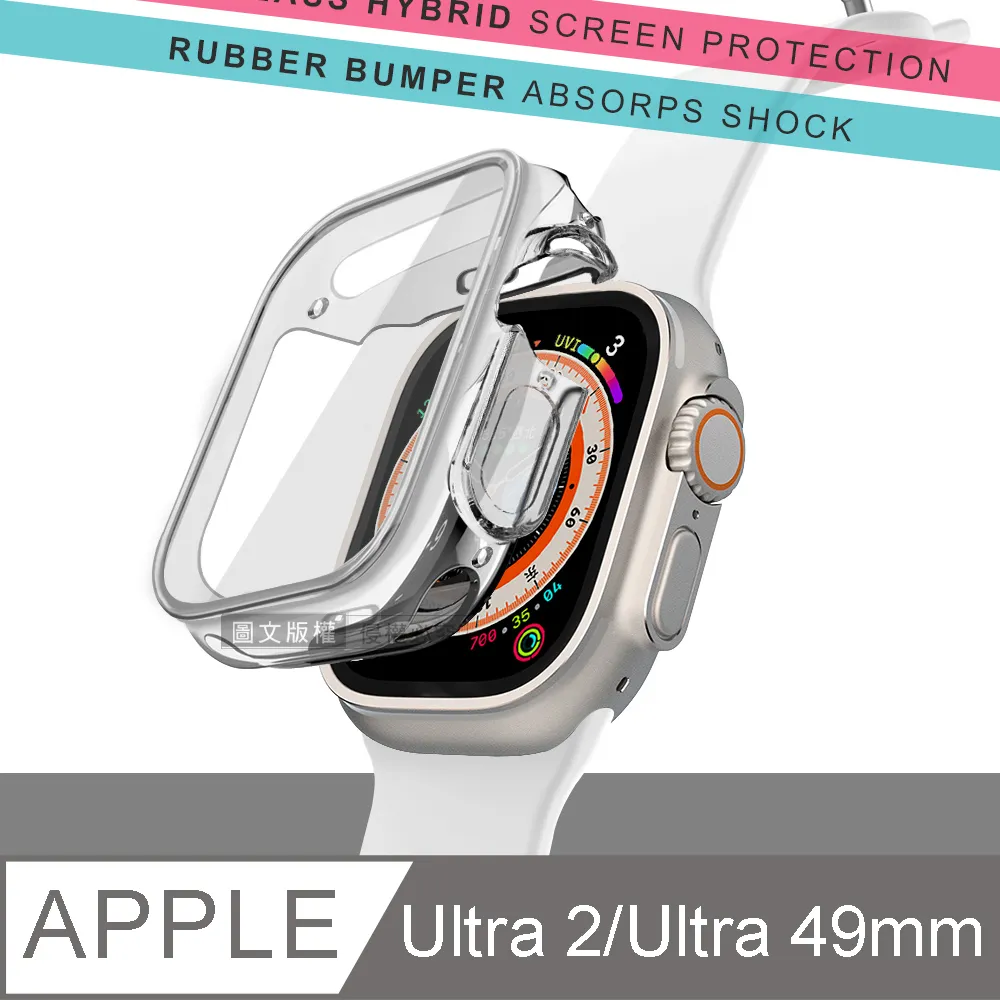 刀鋒360X系列 Apple Watch Series 9/8/7 (45mm) 全包覆透明軟膠防撞殼 玻璃貼+保護邊框 歷史價格詳細信息