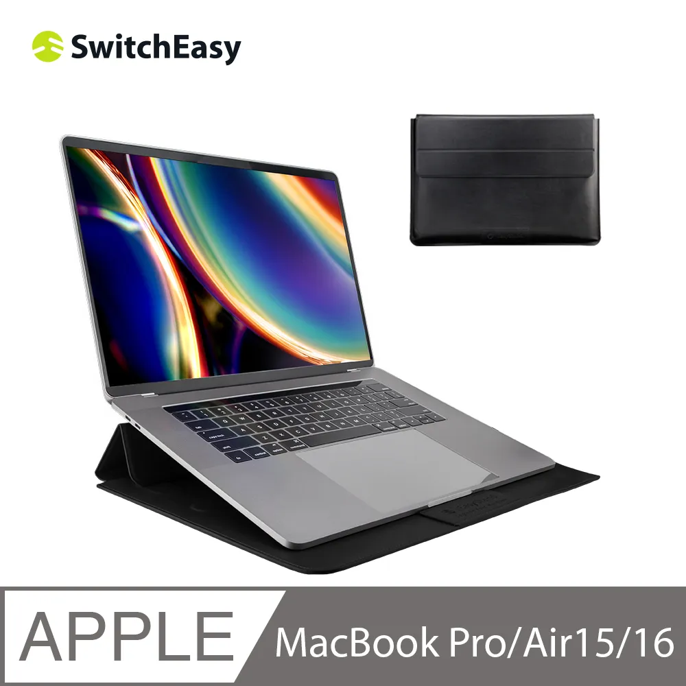 美國魚骨 SwitchEasy EasyStand 15/16吋 MacBook Air/Pro 手工皮革立架保護套, 藍色 歷史價格詳細信息