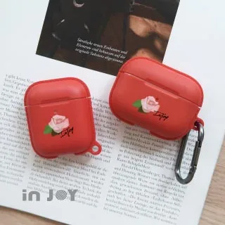 INJOYmall for AirPods 山茶花開時 保護套 TPU收納盒 附掛勾 歷史價格詳細信息