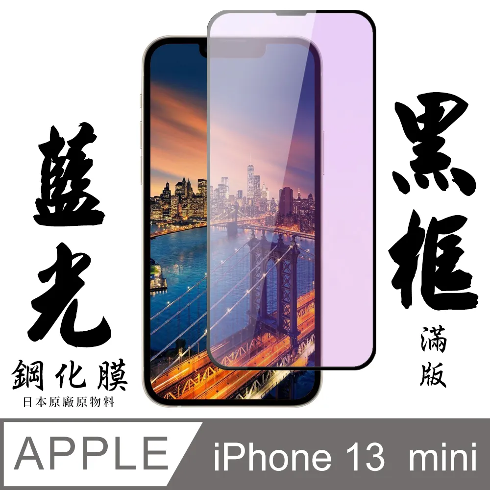 【AGC日本玻璃】 IPhone 13 MINI 保護貼 保護膜 黑框藍光全覆蓋 旭硝子鋼化玻璃膜-2入組 歷史價格詳細信息