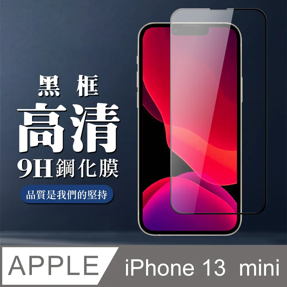 【IPhone 13 MINI】 5D高清藍光保護貼保護膜 黑框藍光全覆蓋鋼化玻璃膜 防刮防爆-2入組 歷史價格詳細信息