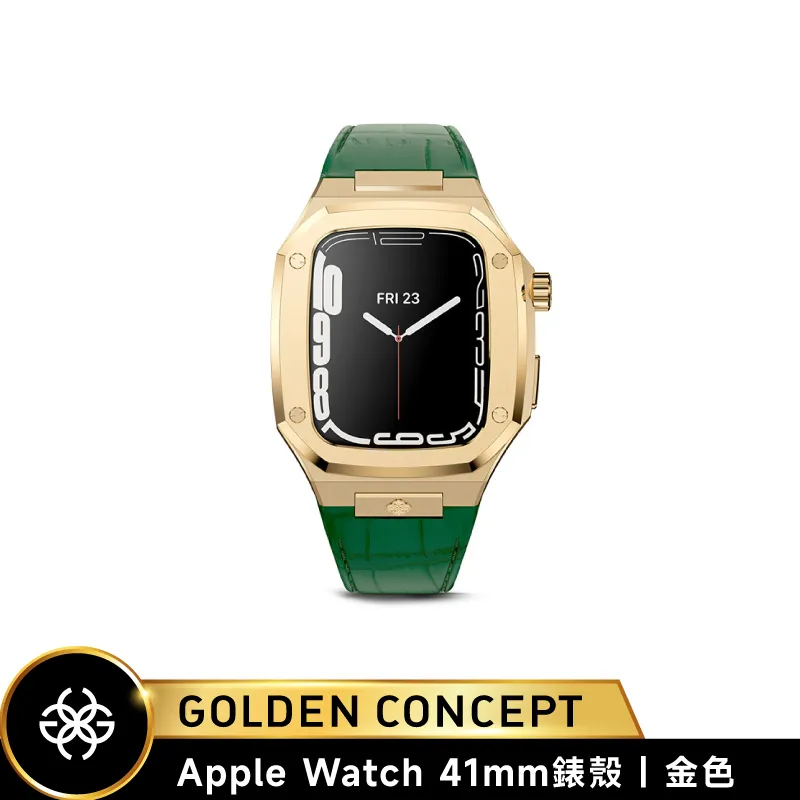 【Golden Concept】Apple Watch 綠皮革錶帶/銀錶扣 (41/40mm) ST-41-CE-GR-S 歷史價格詳細信息