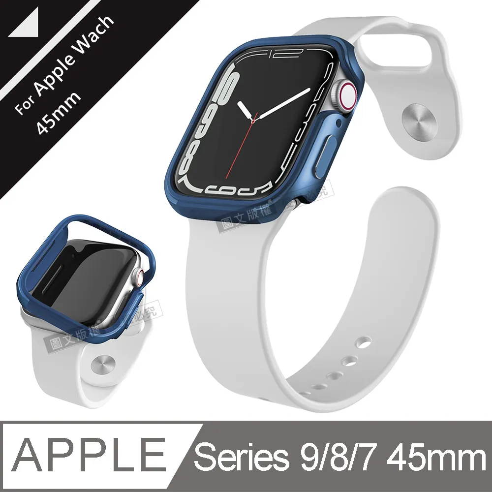 刀鋒Edge系列 Apple Watch Series 9/8/7 (41mm) 鋁合金雙料保護殼 保護邊框(經典黑) 歷史價格詳細信息
