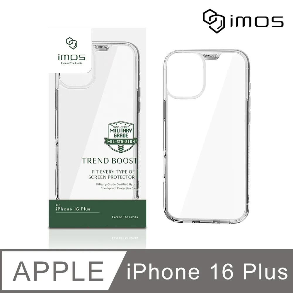 iMOS Apple iPhone 16 Plus 6.7吋 磁吸軍規防震保護殼-透明 歷史價格詳細信息