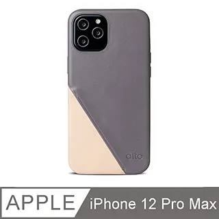 Alto Metro 插卡皮革手機殼背蓋 - iPhone 12 Pro Max 6.7吋 藍/灰 歷史價格詳細信息
