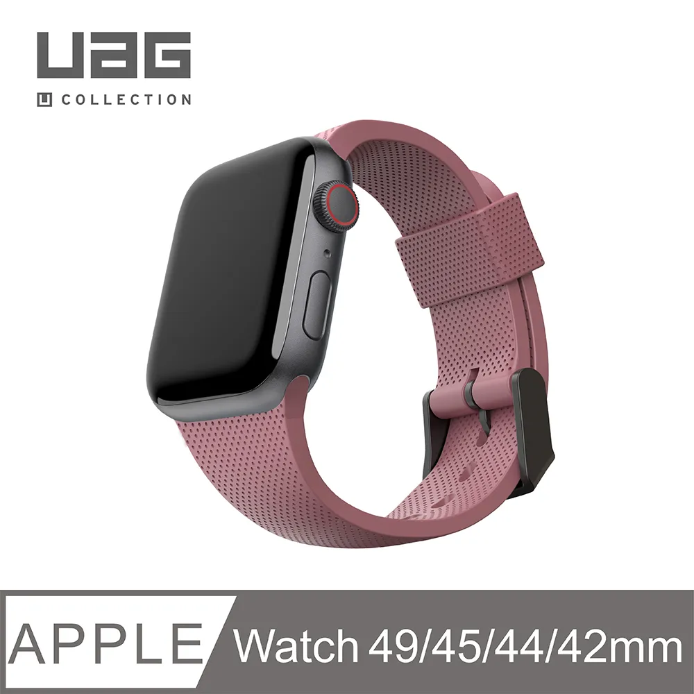 [U] Apple Watch 42/44mm 透氣矽膠錶帶-粉 歷史價格詳細信息