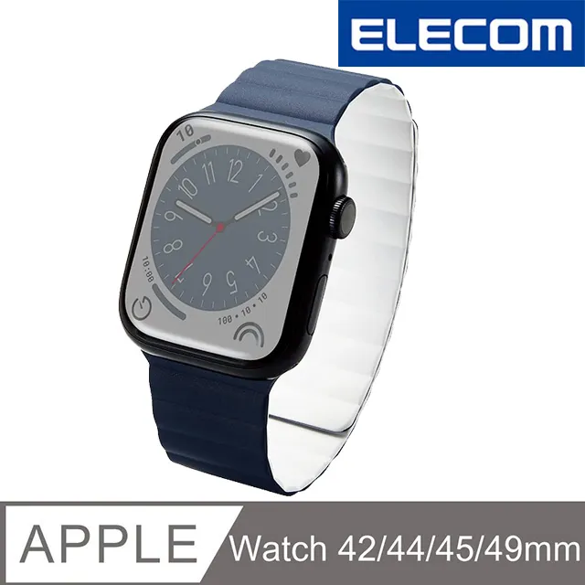ELECOM Apple Watch 45/44/42mm 布面錶帶- 白 歷史價格詳細信息