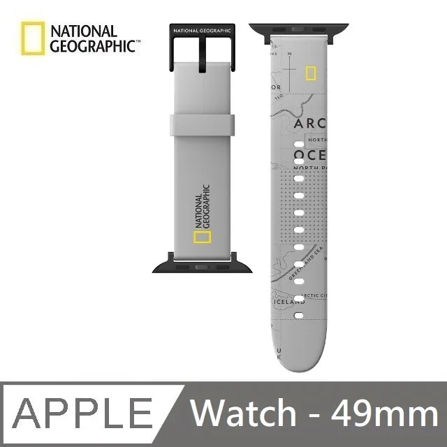 【National Geographic 】 國家地理 Smart Apple Watch Strap 矽膠錶帶 38mm - 灰色 歷史價格詳細信息