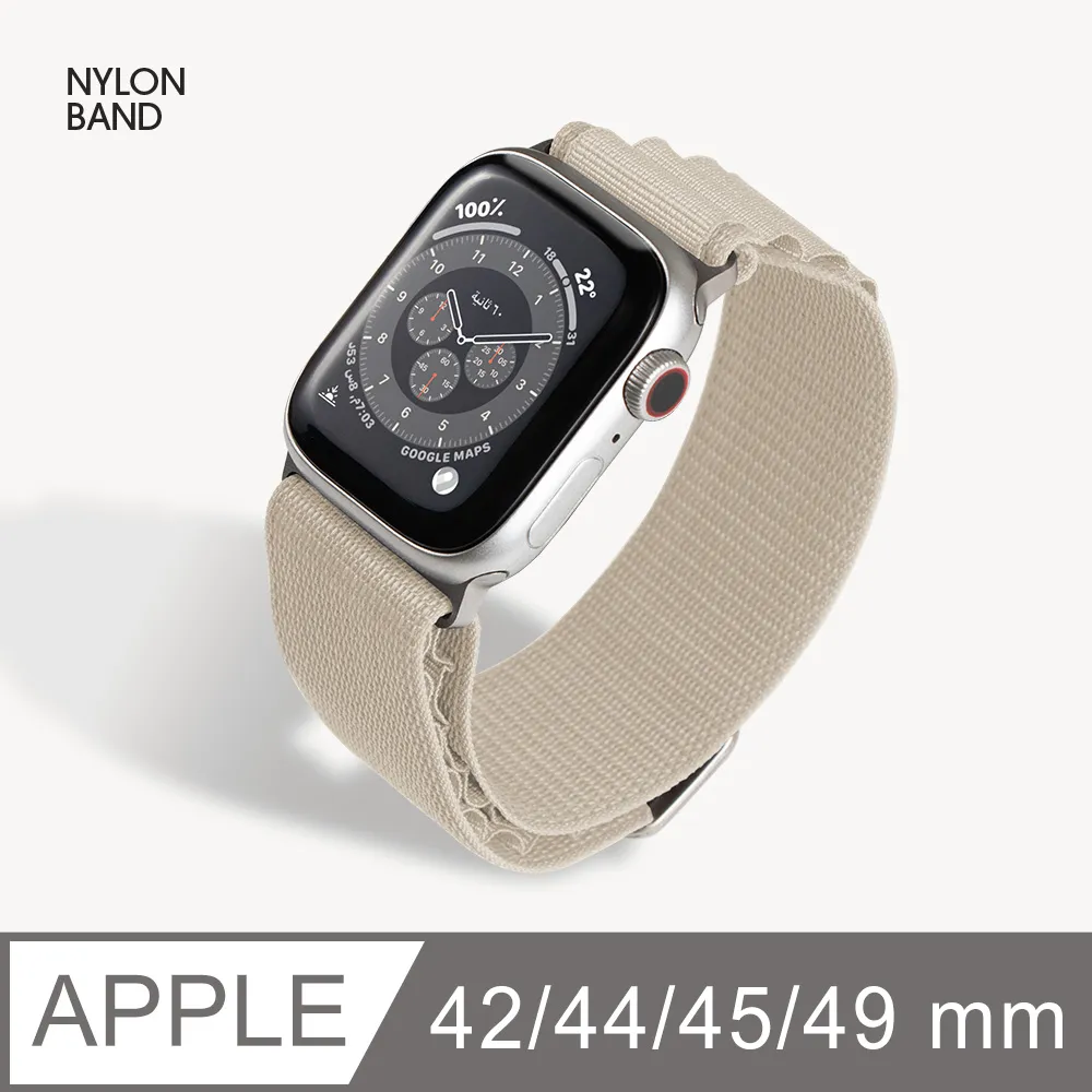 【Apple Watch 42/44/45/49mm】高密精織斜紋布磁吸運動錶帶 歷史價格詳細信息