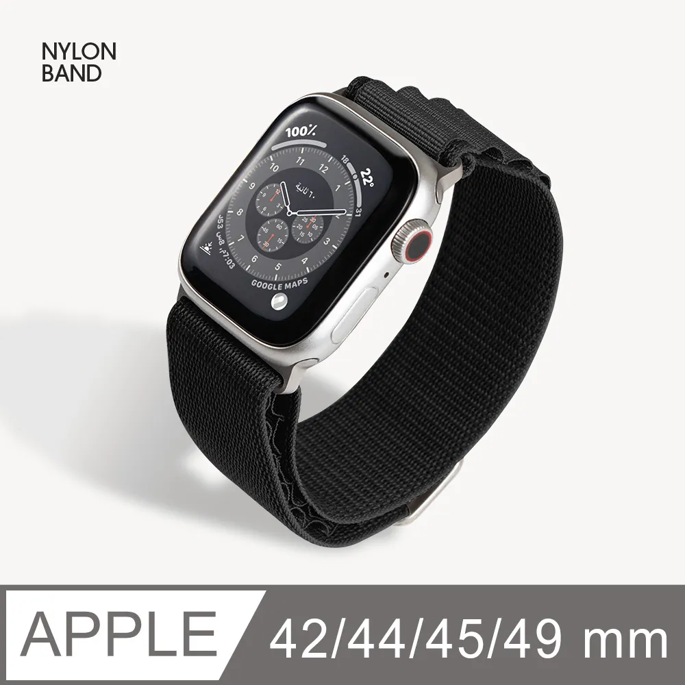 【Apple Watch 42/44/45/49mm】高密精織斜紋布磁吸運動錶帶 歷史價格詳細信息