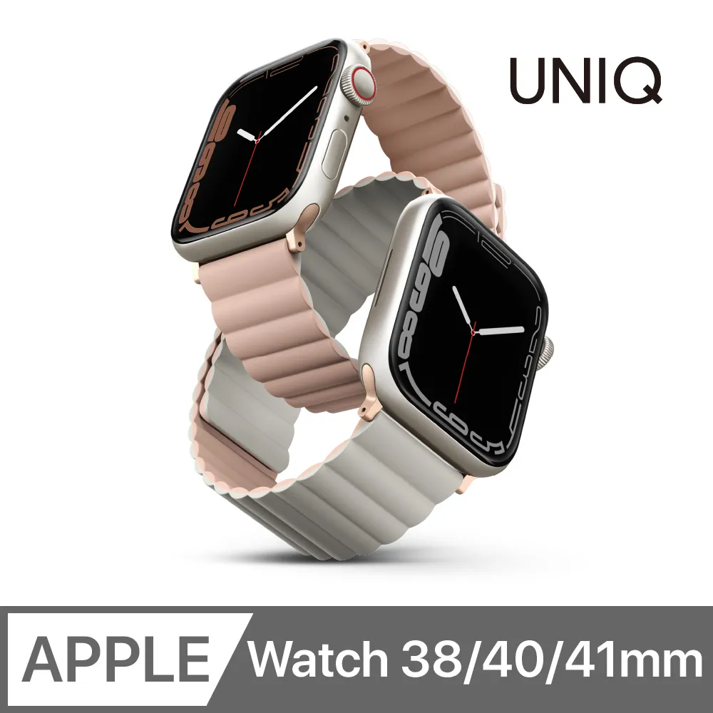 UNIQ Revix Apple Watch 雙色矽膠真皮錶帶 38/40/41mm 共用款 北極藍/寶寶藍 歷史價格詳細信息