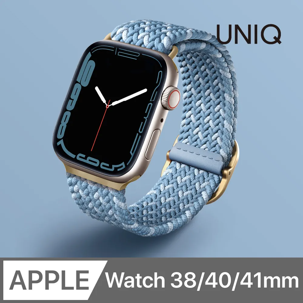 UNIQ Aspen DE Apple Watch 雙色防潑水高彈力編織單圈錶帶 灰色 42/44/45mm 歷史價格詳細信息