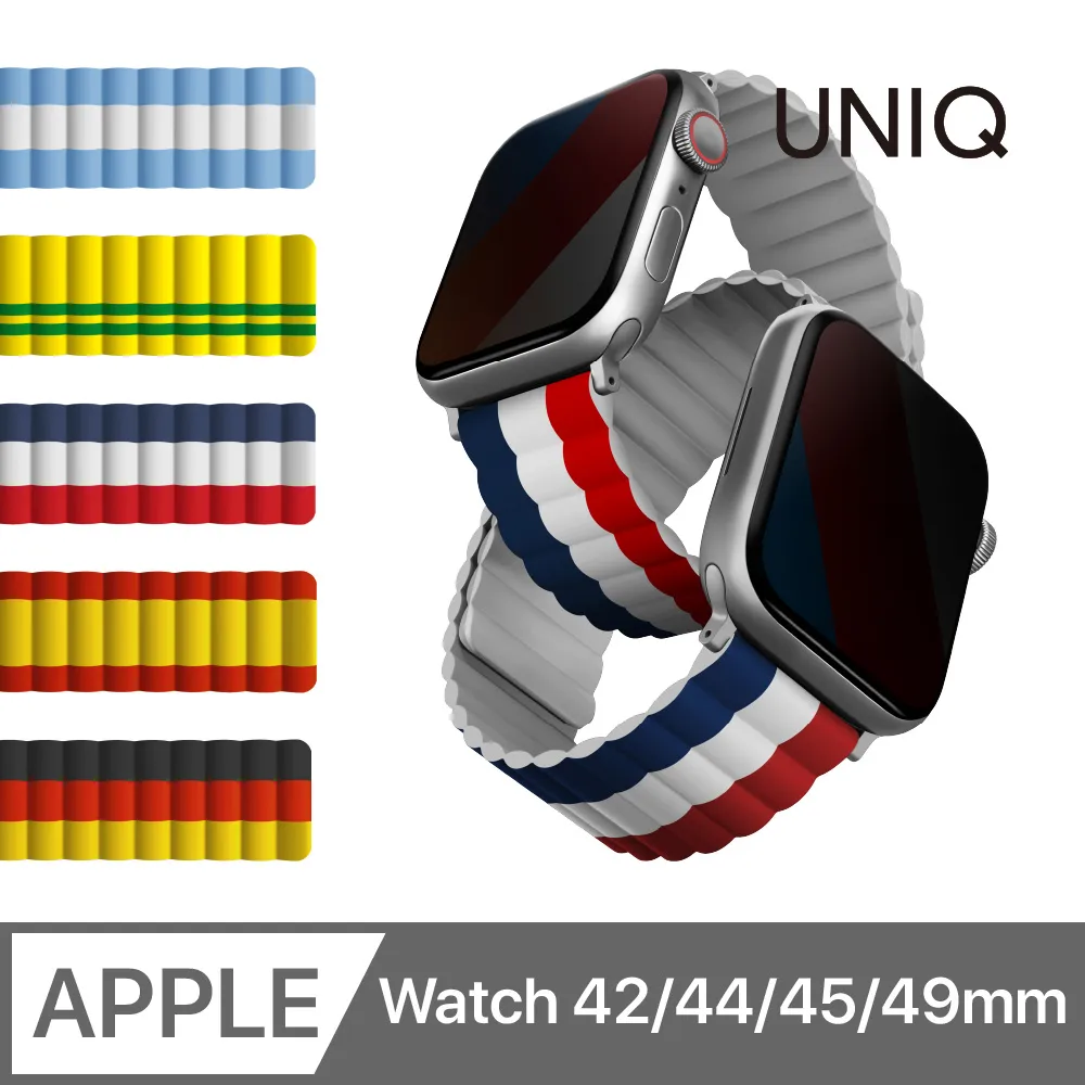 UNIQ Revix Apple Watch 雙色矽膠真皮錶帶 38/40/41mm 共用款 北極藍/寶寶藍 歷史價格詳細信息