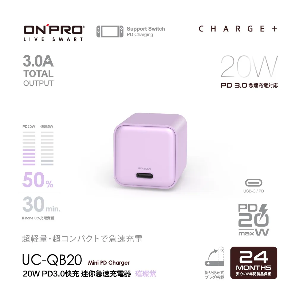 【ONPRO】超迷你PD+QC車充-黑 GT-PD30AC-BK(車麗屋) 歷史價格詳細信息